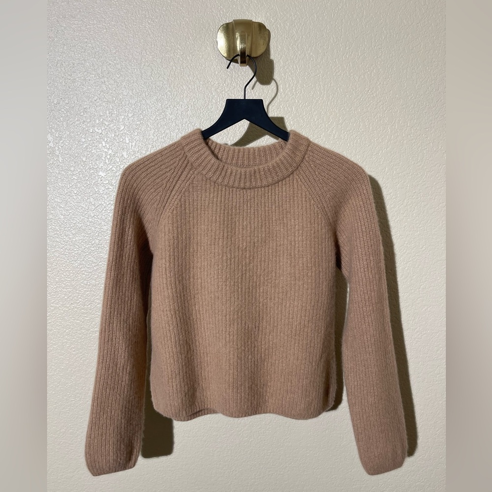 Quince Women's Crew Neck Sweater - Tan